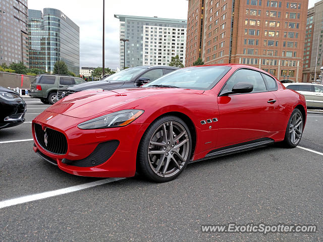 Maserati GranTurismo spotted in Boston, Massachusetts