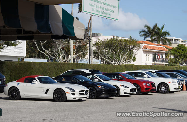 Mercedes SLS AMG spotted in Palm Beach, Florida