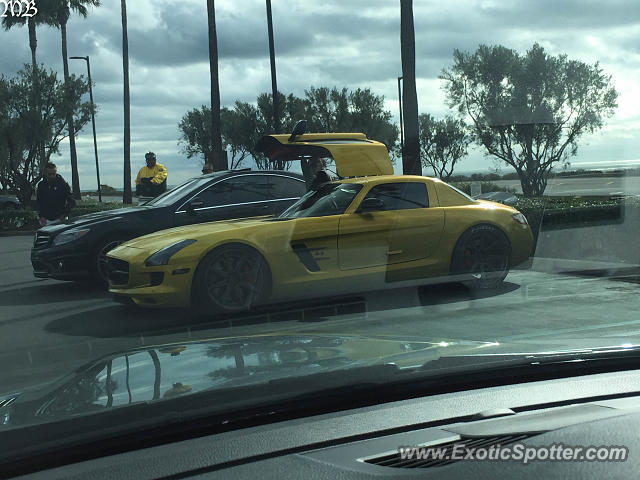 Mercedes SLS AMG spotted in Newport Beach, California