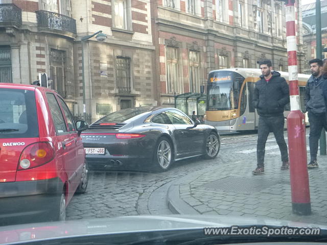 Porsche 911 spotted in Brussels, Belgium