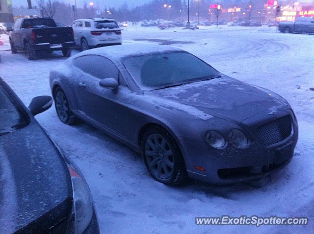 Bentley Continental spotted in Guelph, Ont, Canada