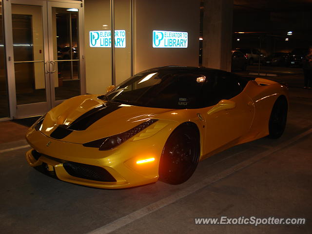 Ferrari 458 Italia spotted in Dallas, Texas