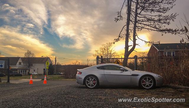 Aston Martin Vantage spotted in Highlands, New Jersey