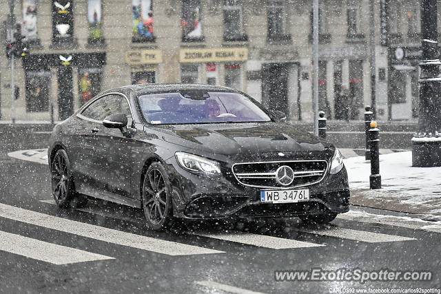 Mercedes S65 AMG spotted in Warsaw, Poland