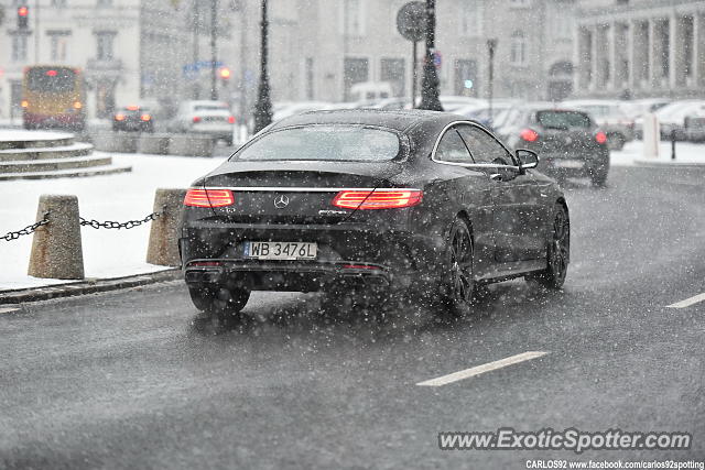 Mercedes S65 AMG spotted in Warsaw, Poland