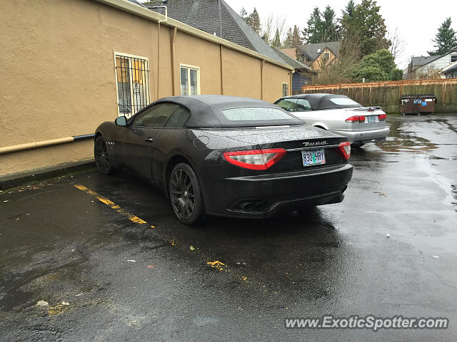 Maserati GranCabrio spotted in Portland, Oregon