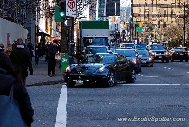 Ferrari California spotted in Vancouver, Canada