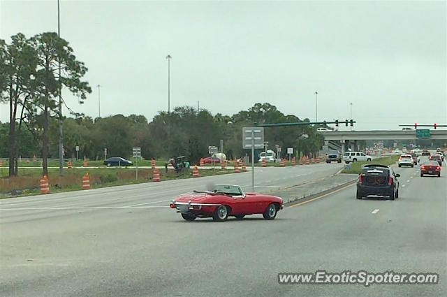 Jaguar E-Type spotted in Stuart, Florida