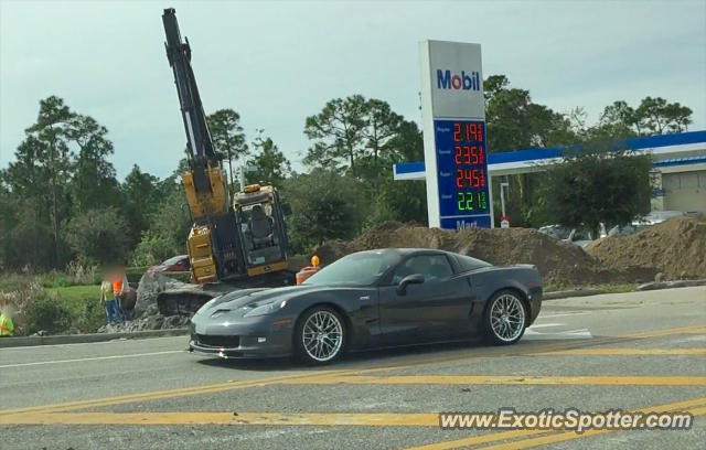 Chevrolet Corvette ZR1 spotted in Stuart, Florida
