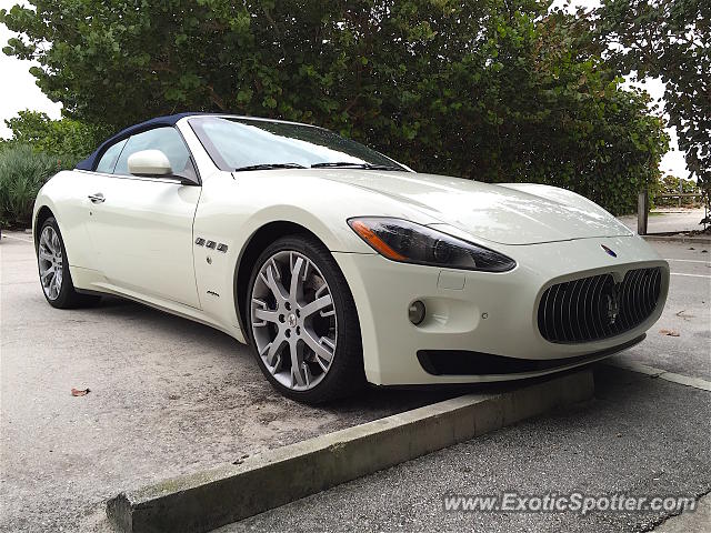 Maserati GranCabrio spotted in Tequesta, Florida