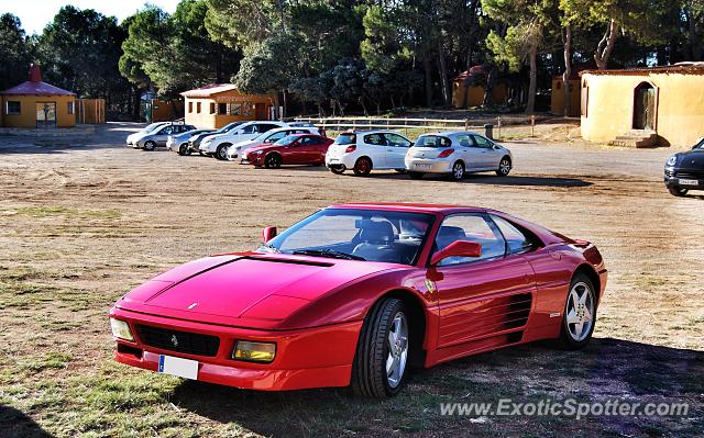 Ferrari 348 spotted in Serra D'Aitana, Spain
