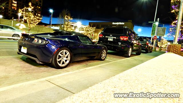 Tesla Roadster spotted in Landmark, Colorado