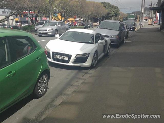 Audi R8 spotted in Wellington, New Zealand