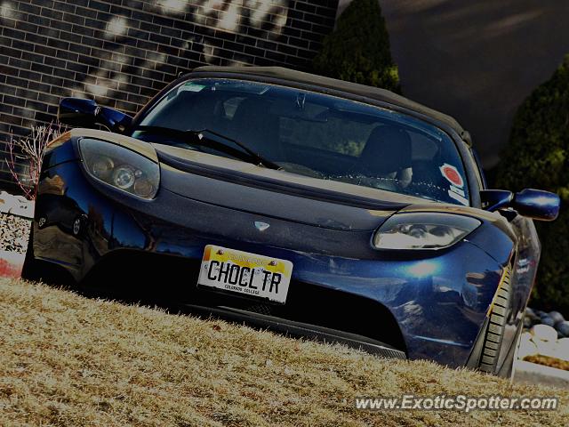 Tesla Roadster spotted in GreenwoodVillage, Colorado