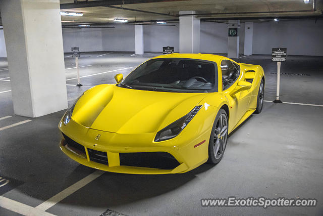 Ferrari 488 GTB spotted in McLean, Virginia