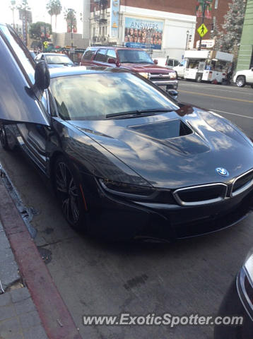 BMW I8 spotted in Hollywood, California