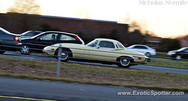 Jaguar E-Type spotted in Charlotte, North Carolina