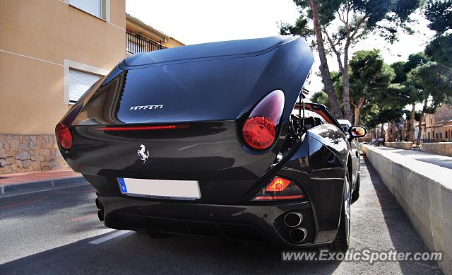 Ferrari California spotted in Pinoso, Spain