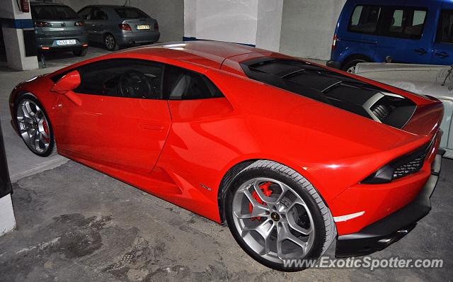 Lamborghini Huracan spotted in Murcia, Spain