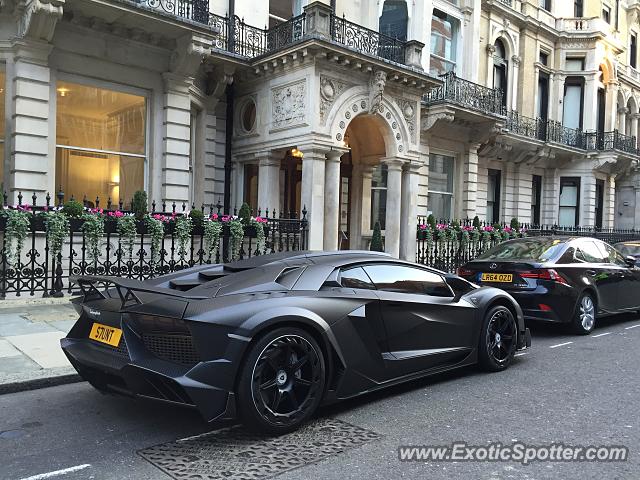 Lamborghini Aventador spotted in London, United Kingdom