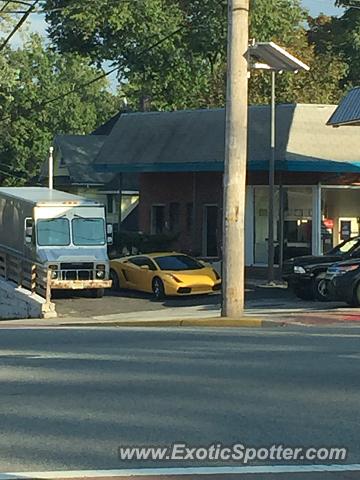 Lamborghini Gallardo spotted in Oradell, New Jersey