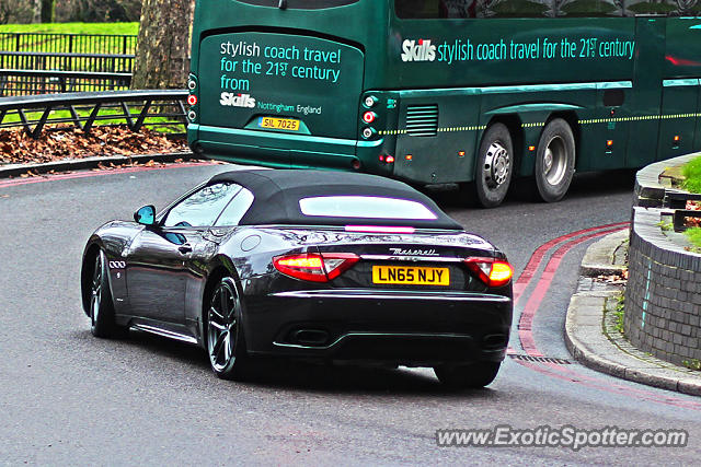 Maserati GranCabrio spotted in London, United Kingdom