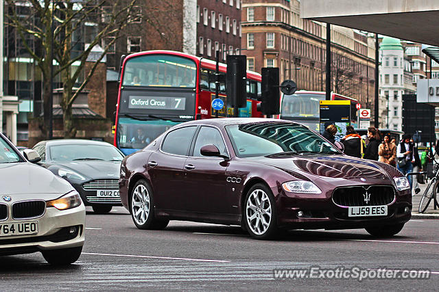 Maserati Quattroporte spotted in London, United Kingdom
