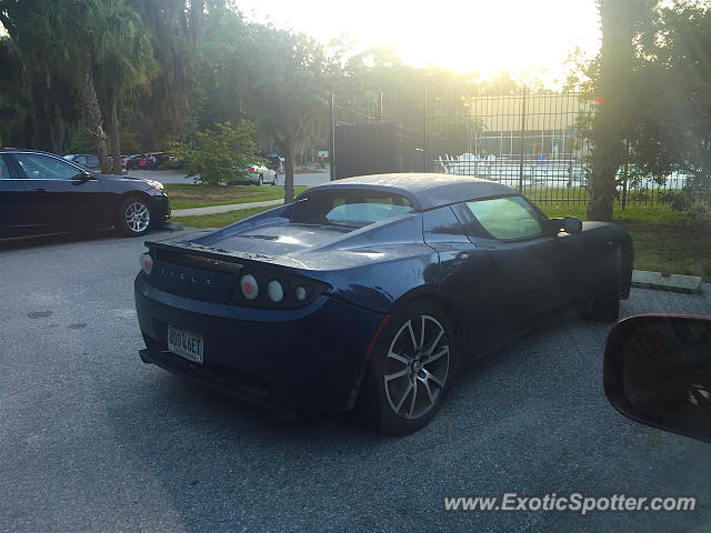 Tesla Roadster spotted in Beaufort, South Carolina