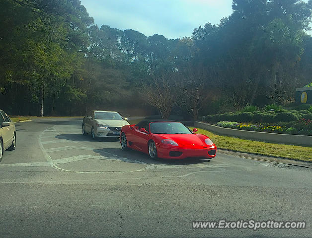 Ferrari 360 Modena spotted in Hilton Head, South Carolina