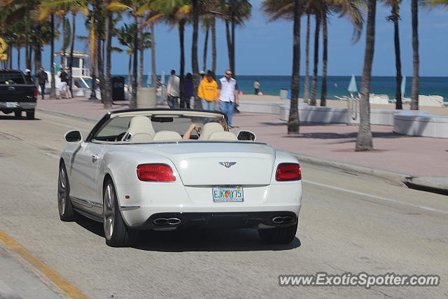 Bentley Continental spotted in Fort Lauderdale, Florida