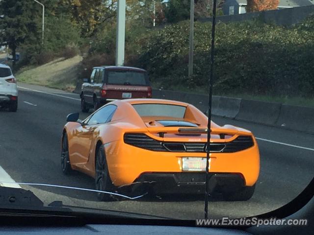 Mclaren MP4-12C spotted in Bellevue, Washington