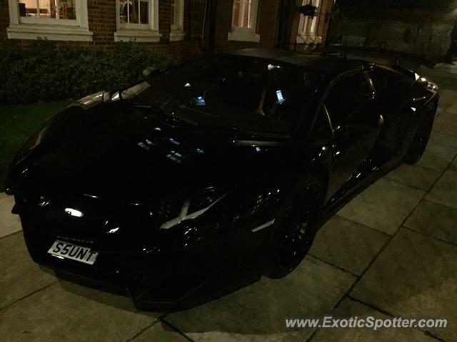 Lamborghini Aventador spotted in Harrow, United Kingdom