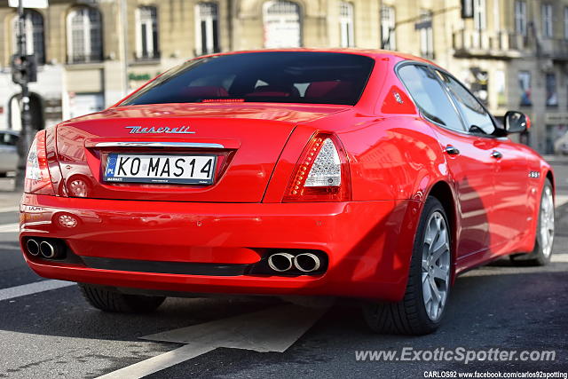 Maserati Quattroporte spotted in Warsaw, Poland