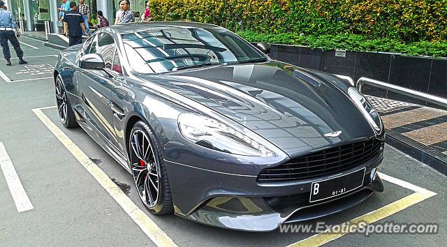 Aston Martin Vanquish spotted in Jakarta, Indonesia