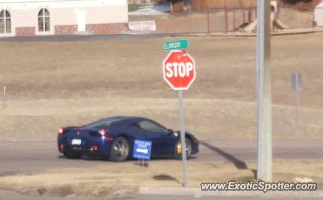 Ferrari 458 Italia spotted in Lone tree, Colorado