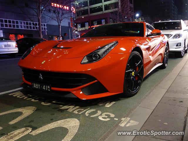 Ferrari F12 spotted in Melbourne, Australia
