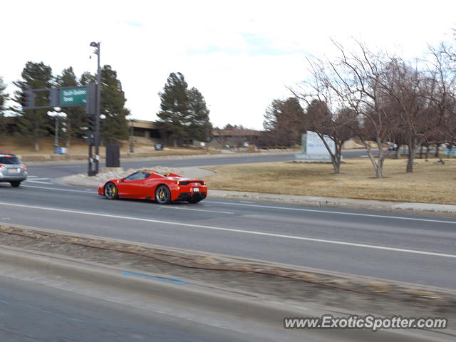 Ferrari 458 Italia spotted in Dtc, Colorado