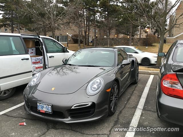 Porsche 911 Turbo spotted in Toronto, Canada