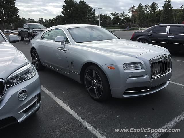 Rolls-Royce Wraith spotted in Carlsbad, California