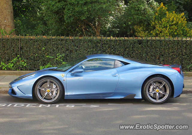 Ferrari 458 Italia spotted in London, United Kingdom