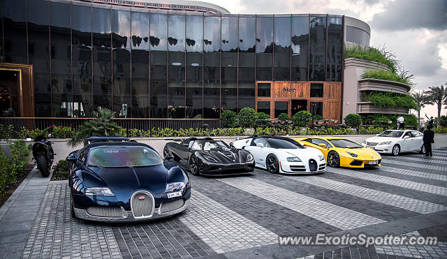 Bugatti Veyron spotted in Dubai, United Arab Emirates