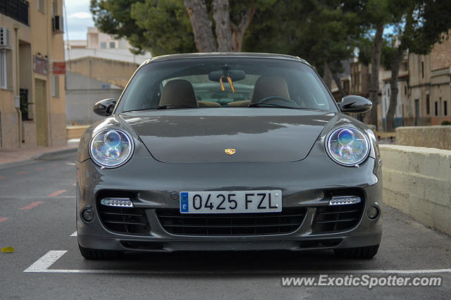 Porsche 911 Turbo spotted in Pinoso, Spain