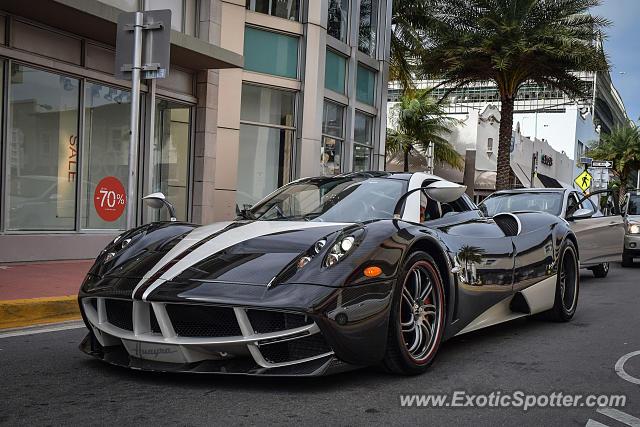 Pagani Huayra spotted in Miami Beach, Florida