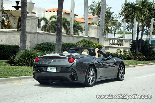 Ferrari California spotted in West Palm Beach, Florida