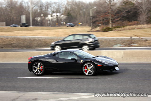 Ferrari 458 Italia spotted in Deerfield, Illinois