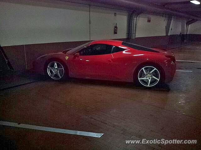 Ferrari 458 Italia spotted in Bergamo, Italy