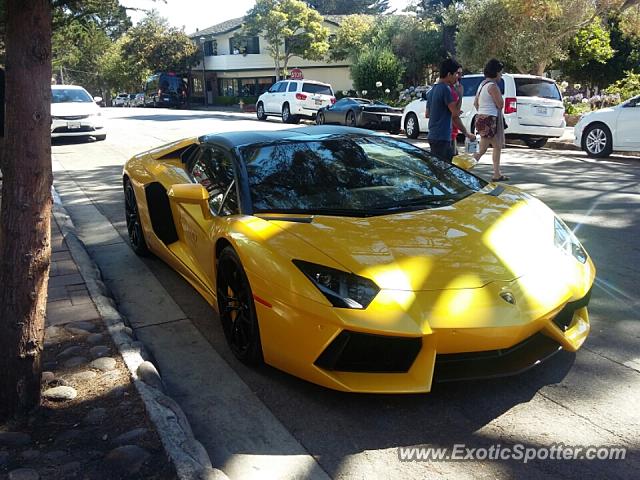 Lamborghini Aventador spotted in Carmel, California