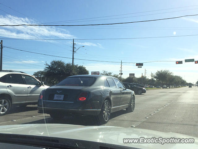Bentley Mulsanne spotted in Houston, Texas