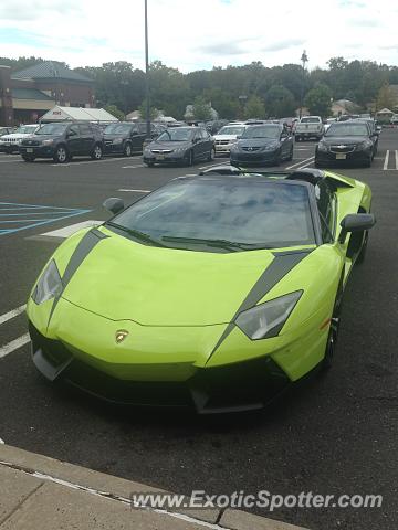 Lamborghini Aventador spotted in Bordentown, New Jersey