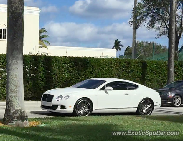 Bentley Continental spotted in Palm Beach, Florida